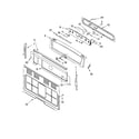 Whirlpool GR448LXPT2 control panel parts diagram