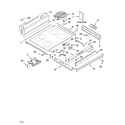 KitchenAid KERK807PBL01 cooktop parts diagram