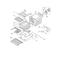 KitchenAid KERK807PBL01 internal oven parts diagram