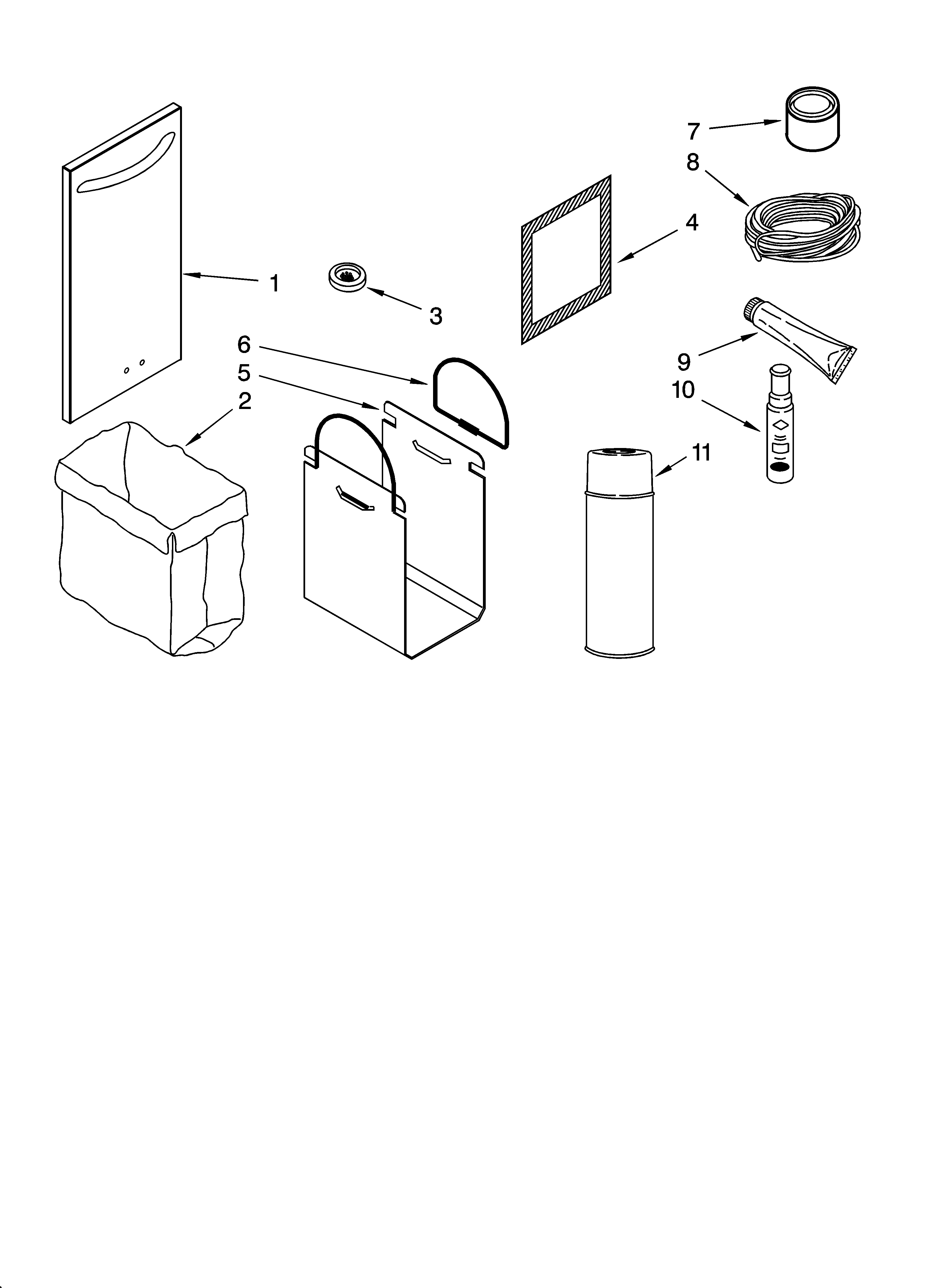 KitchenAid KUCP02IRBS0 accessory parts diagram