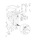 Whirlpool LHW0050PQ0 top and cabinet parts diagram