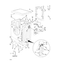 Whirlpool LHW0050PQ1 top and cabinet parts diagram