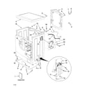 Whirlpool LHW0050PQ2 top and cabinet parts diagram