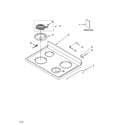 Whirlpool RF315PXPQ2 cooktop parts diagram