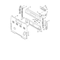 Whirlpool RF315PXPQ2 control panel parts diagram