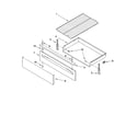 Whirlpool SF368LEPS2 drawer & broiler parts diagram