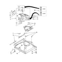 Whirlpool 2DLSQ8000JQ4 machine base parts diagram