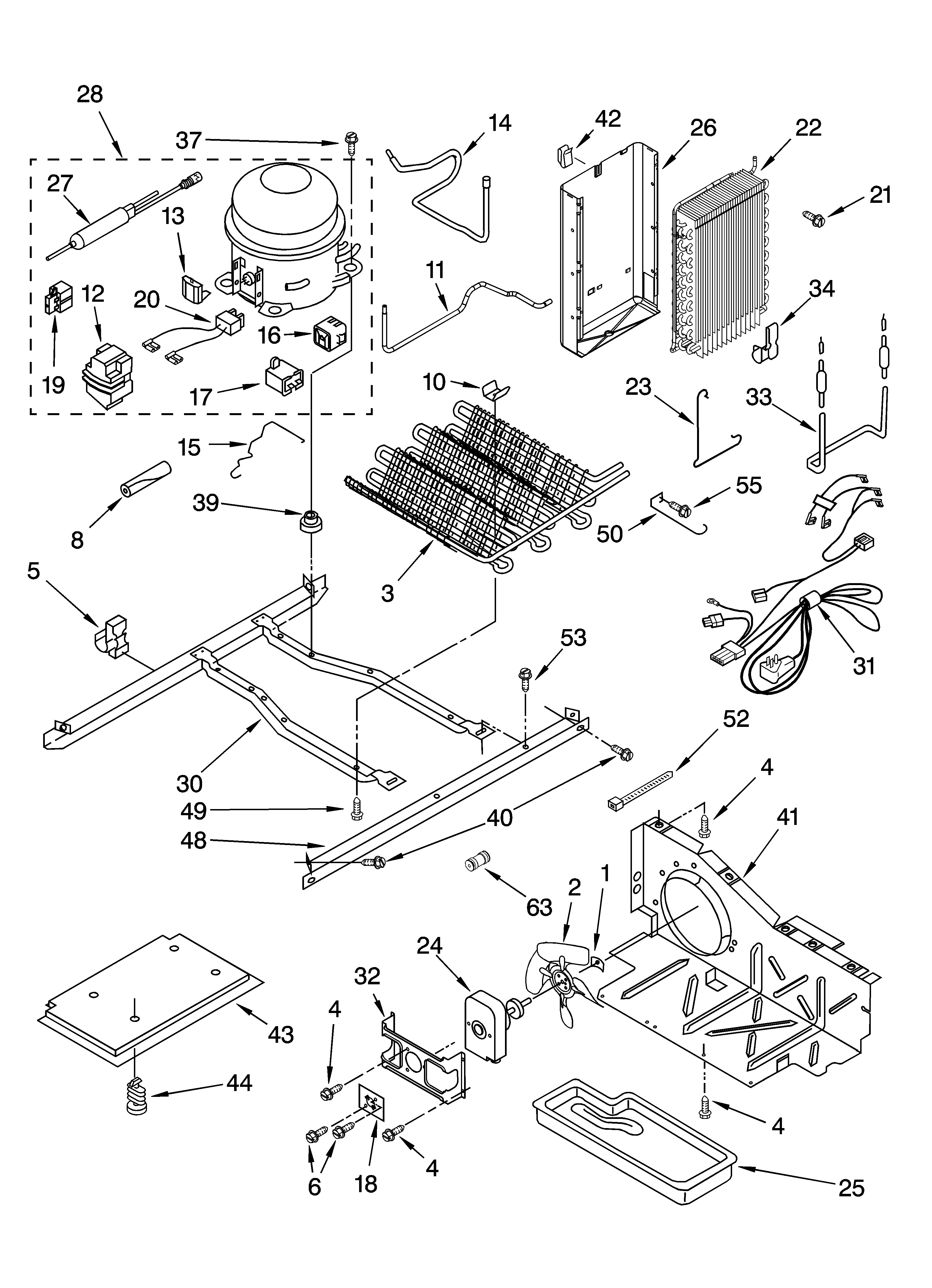 Whirlpool BRS70BBANA01 unit parts diagram