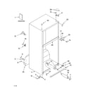 Whirlpool ET1FHTXMB04 cabinet parts diagram