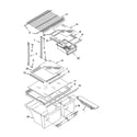 Whirlpool ET8FTEXRQ01 shelf parts, optional parts diagram
