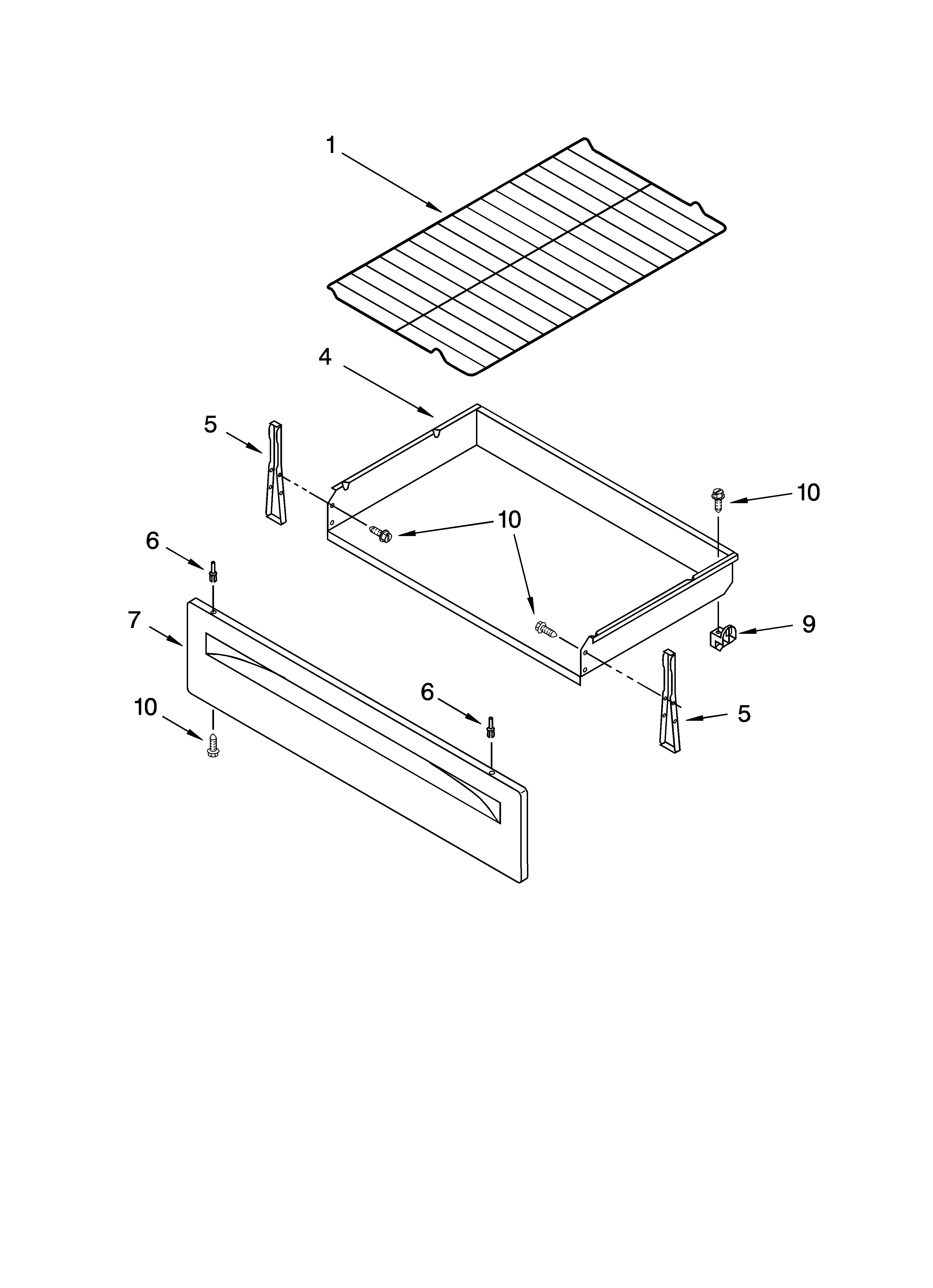 Roper FGS326RD1 broiler parts diagram