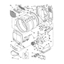 Whirlpool GEW9250PW1 bulkhead parts diagram