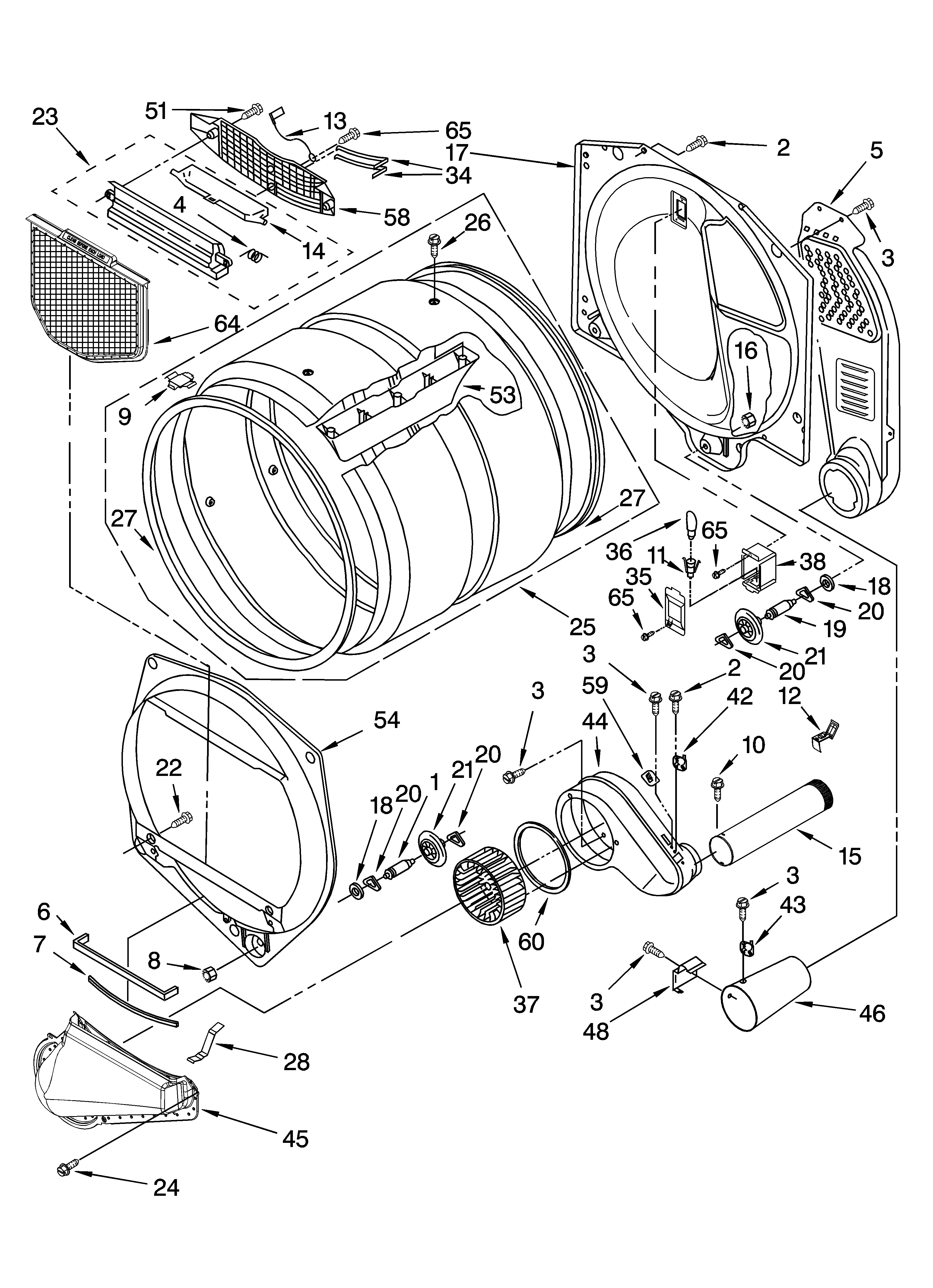 Whirlpool GGQ9800PW3 bulkhead parts diagram