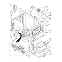 Whirlpool GGW9878PW1 cabinet parts diagram