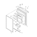 Whirlpool GR2SHWXPB02 refrigerator door parts diagram