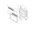 Whirlpool GR2SHWXPB02 freezer door parts diagram