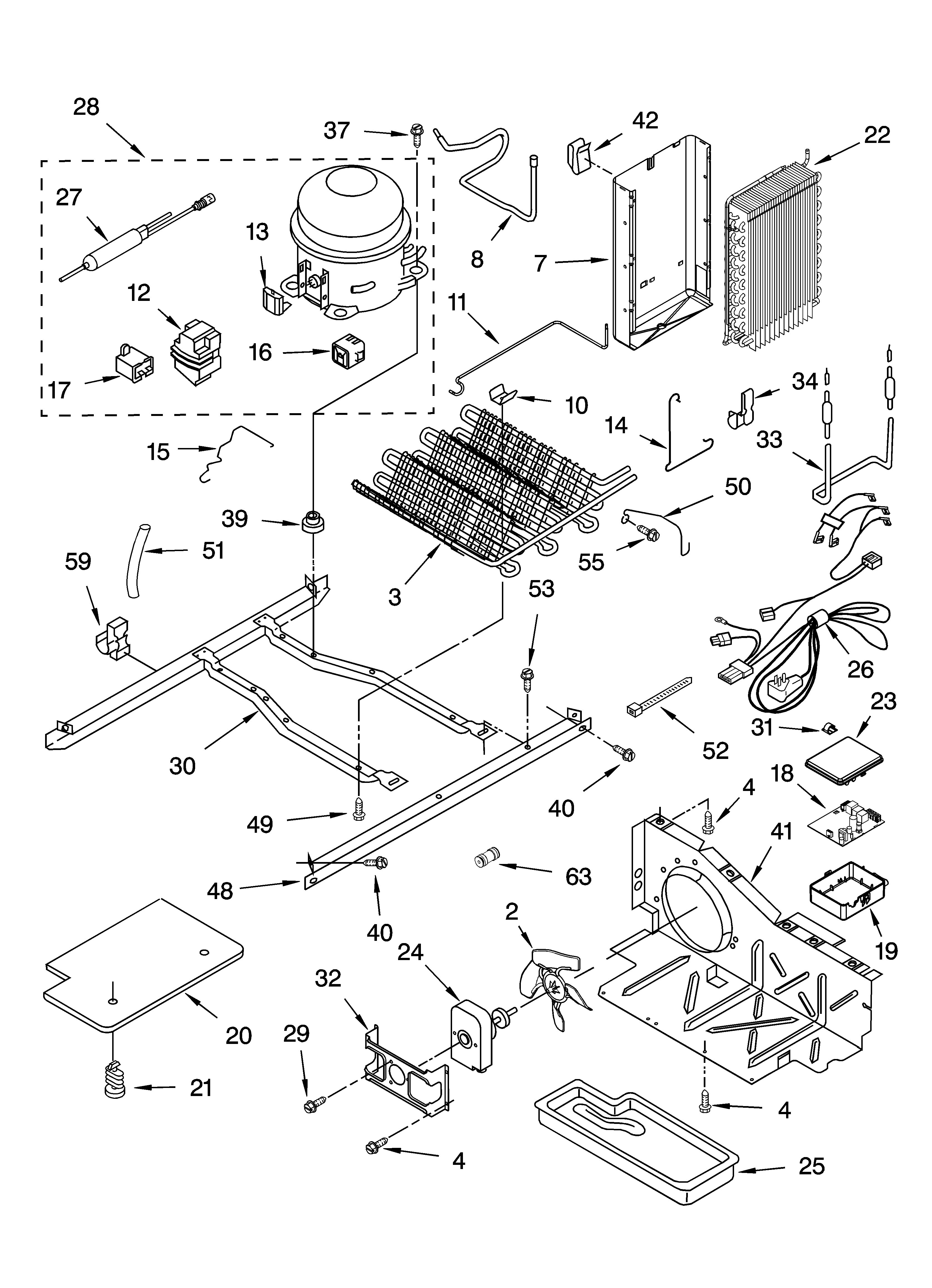 Whirlpool GS2SHEXNS02 unit parts diagram