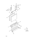 Whirlpool GU2400XTPT7 door and panel parts diagram