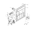 Whirlpool GU2400XTPT7 door and latch parts diagram