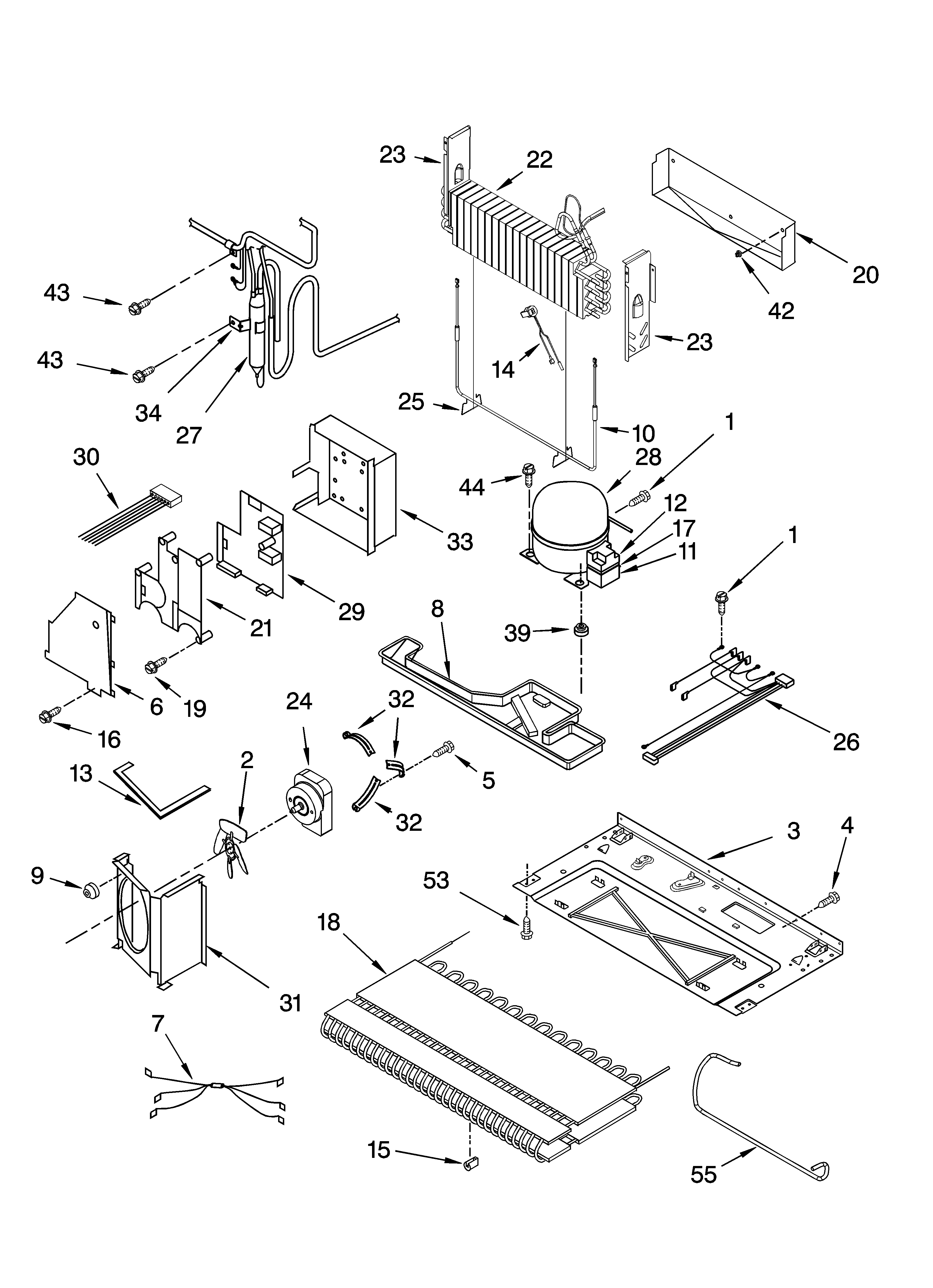 KitchenAid KBRP20ERSS00 unit parts diagram