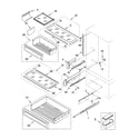 KitchenAid KBRV36FPS02 refrigerator shelf parts diagram
