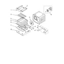 KitchenAid KEBC147KBL06 internal oven parts diagram