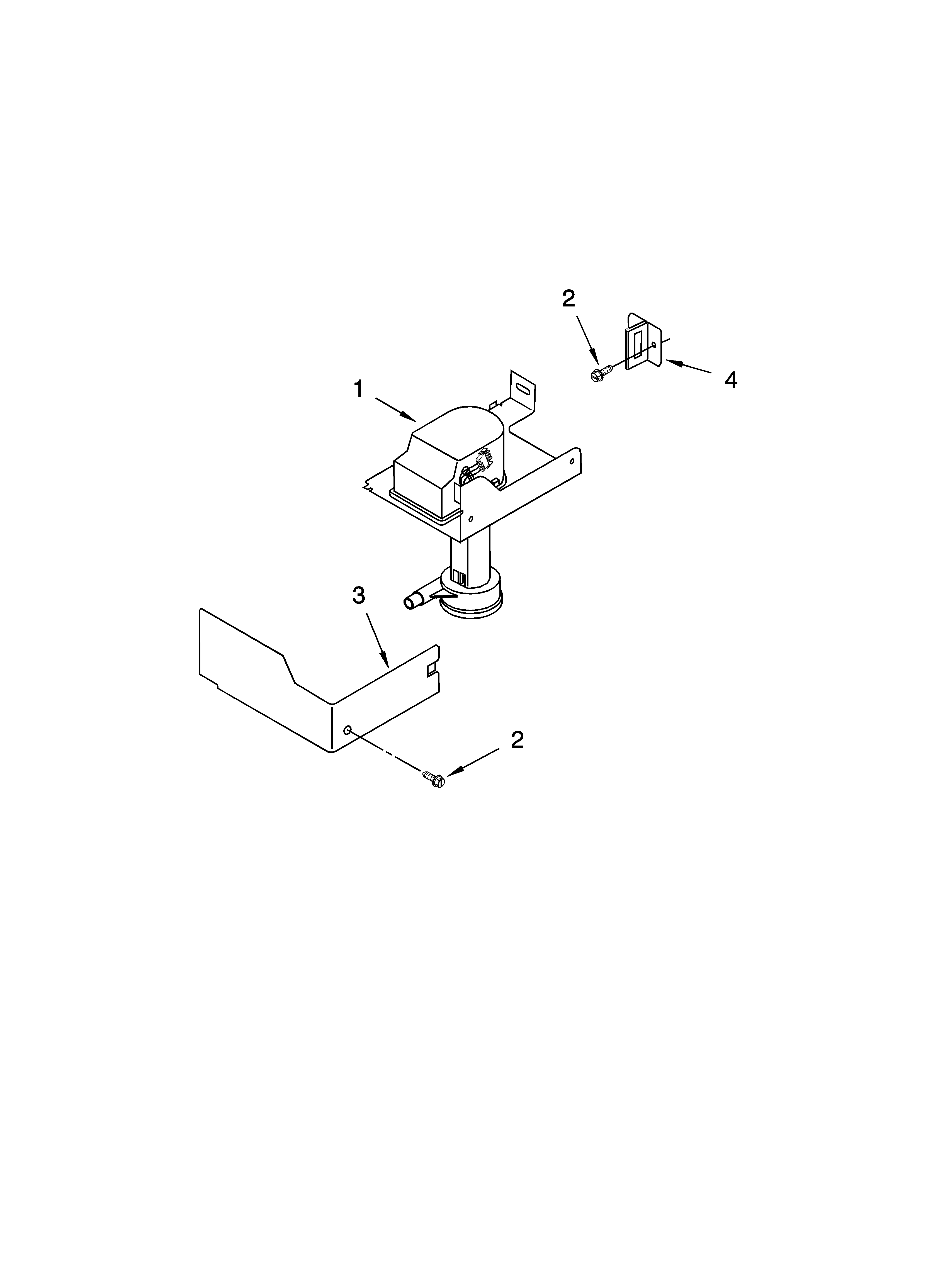 KitchenAid KUIS15PRHW8 pump parts diagram