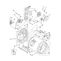 Whirlpool LEN2000PW1 bulkhead parts, optional parts (not included) diagram