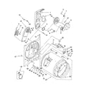 Whirlpool LEQ9508PW1 bulkhead parts, optional parts (not included) diagram