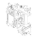 Whirlpool LER4634PQ1 cabinet parts diagram