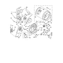 Whirlpool LER6646PW1 bulkhead parts, optional parts (not included) diagram