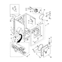 Whirlpool LGR3624PQ1 cabinet parts diagram