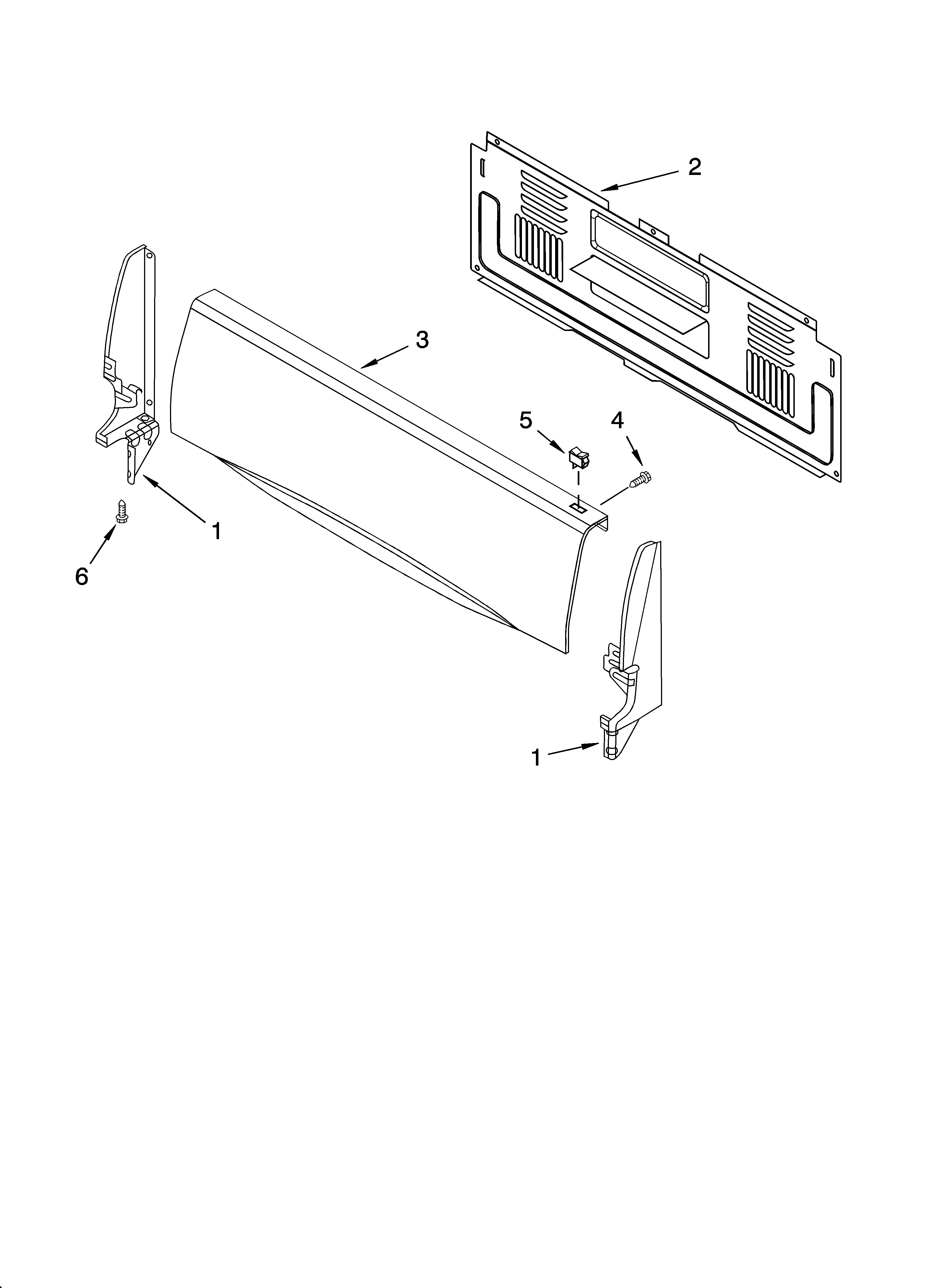 Whirlpool SF303PEPQ3 backguard parts diagram