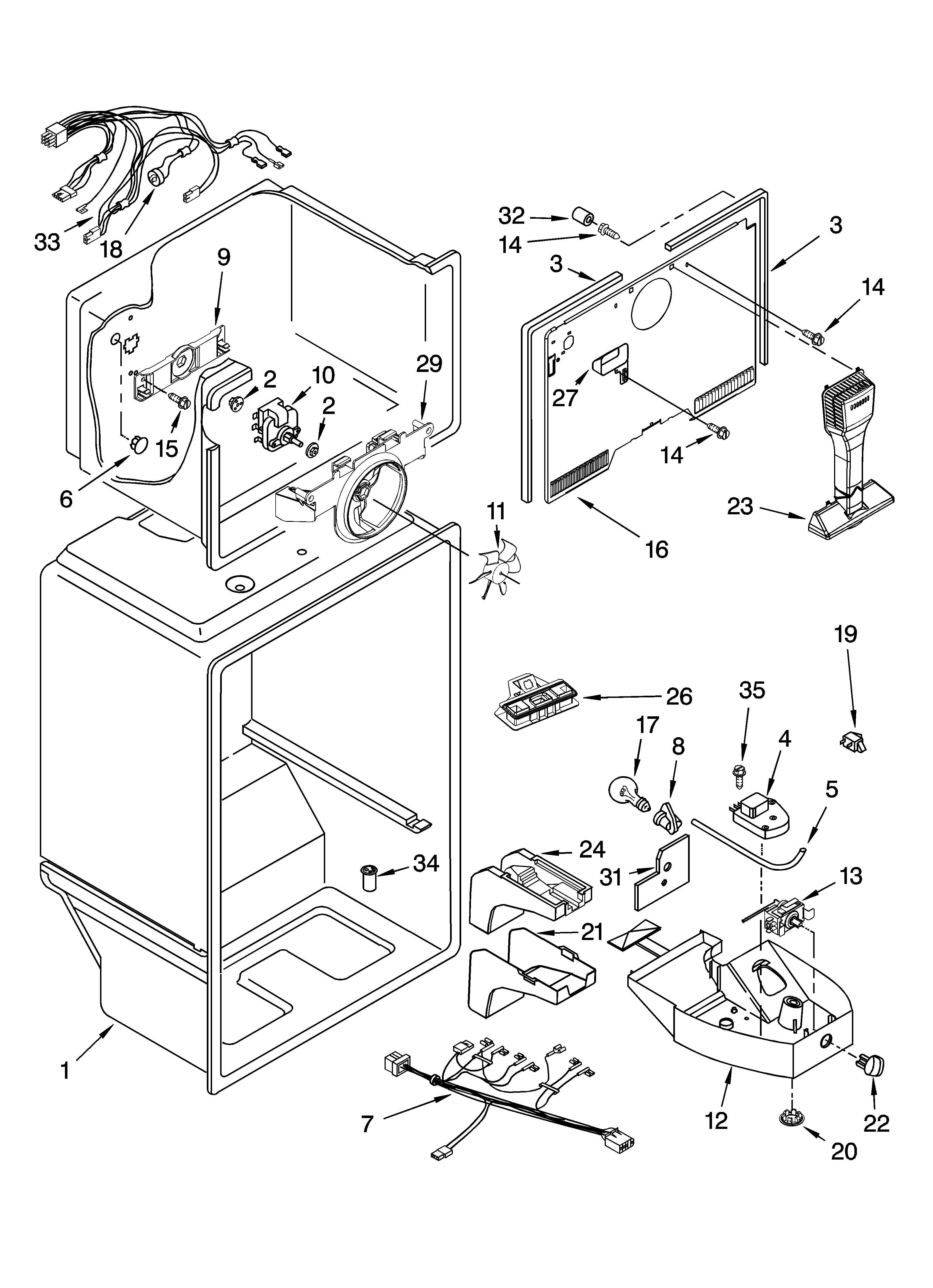 Estate TT18WKXRQ01 liner parts diagram
