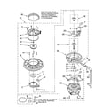 Whirlpool DU945PWPS2 pump and motor parts diagram