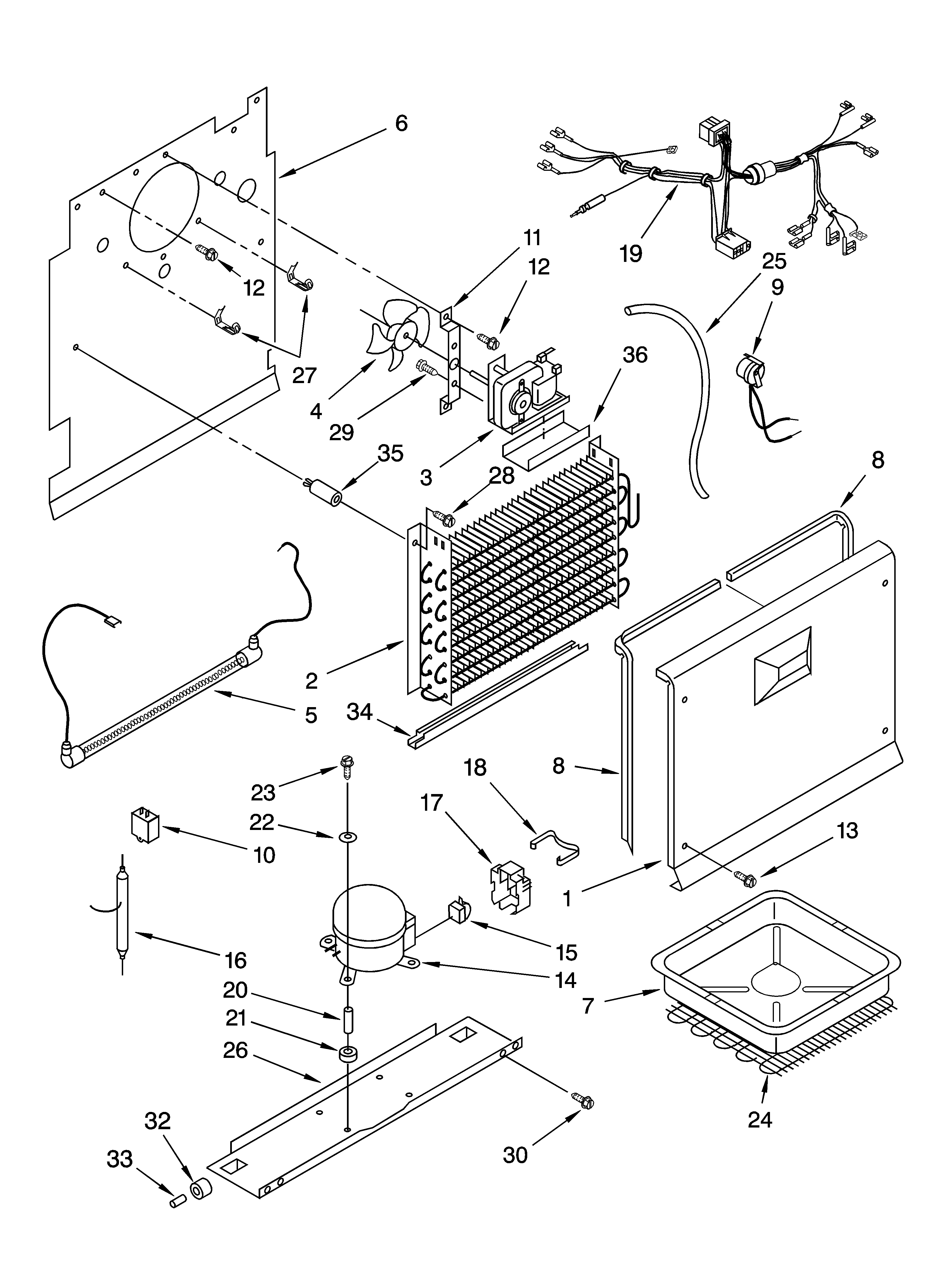 Whirlpool EL7ATRRMQ01 unit parts, optional parts (not included) diagram