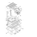 Whirlpool ER2MHKXPL03 shelf parts, optional parts diagram