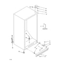 Whirlpool EV150FXMQ09 cabinet parts diagram