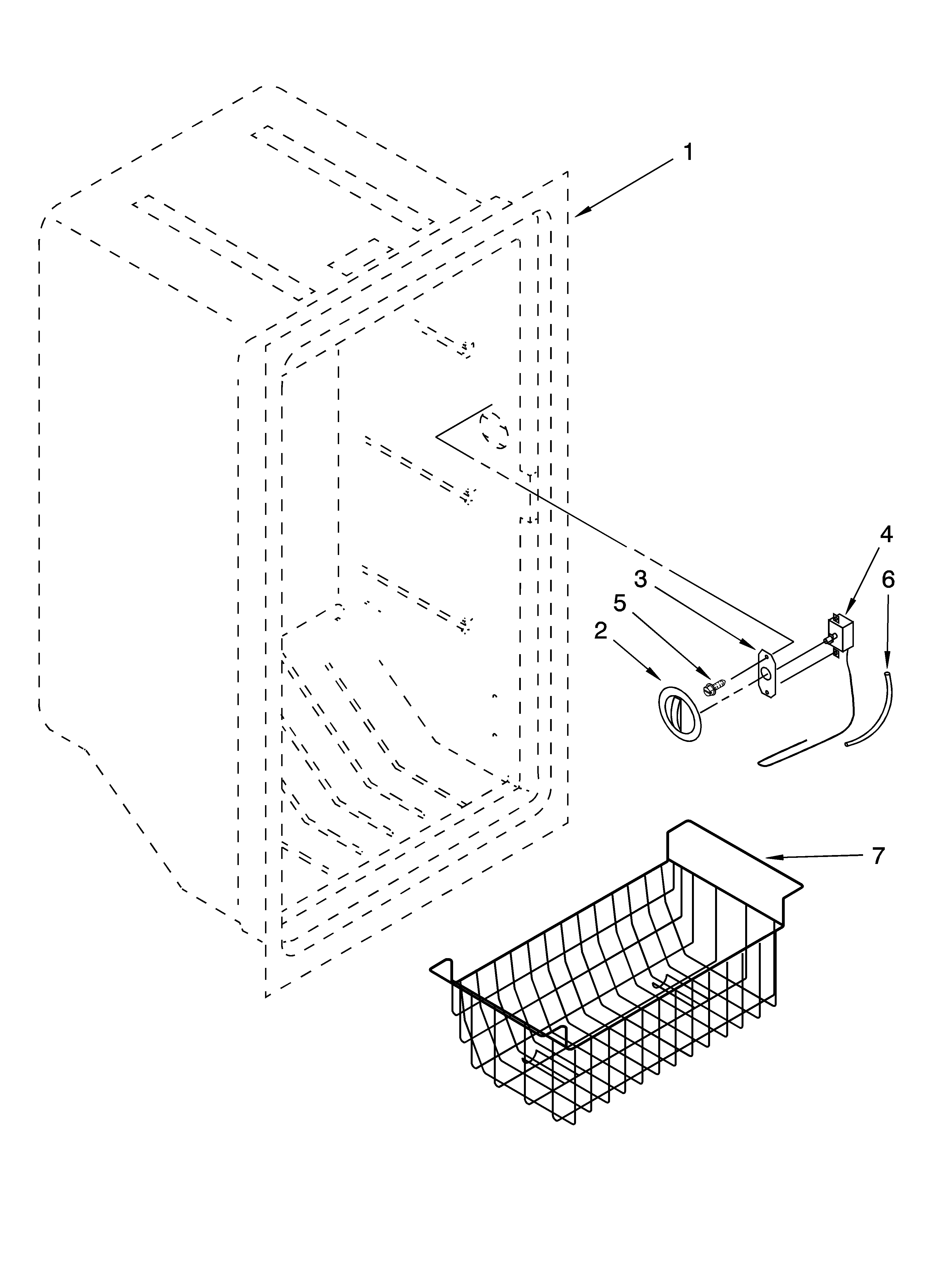 Whirlpool EV150FXMQ09 liner parts diagram