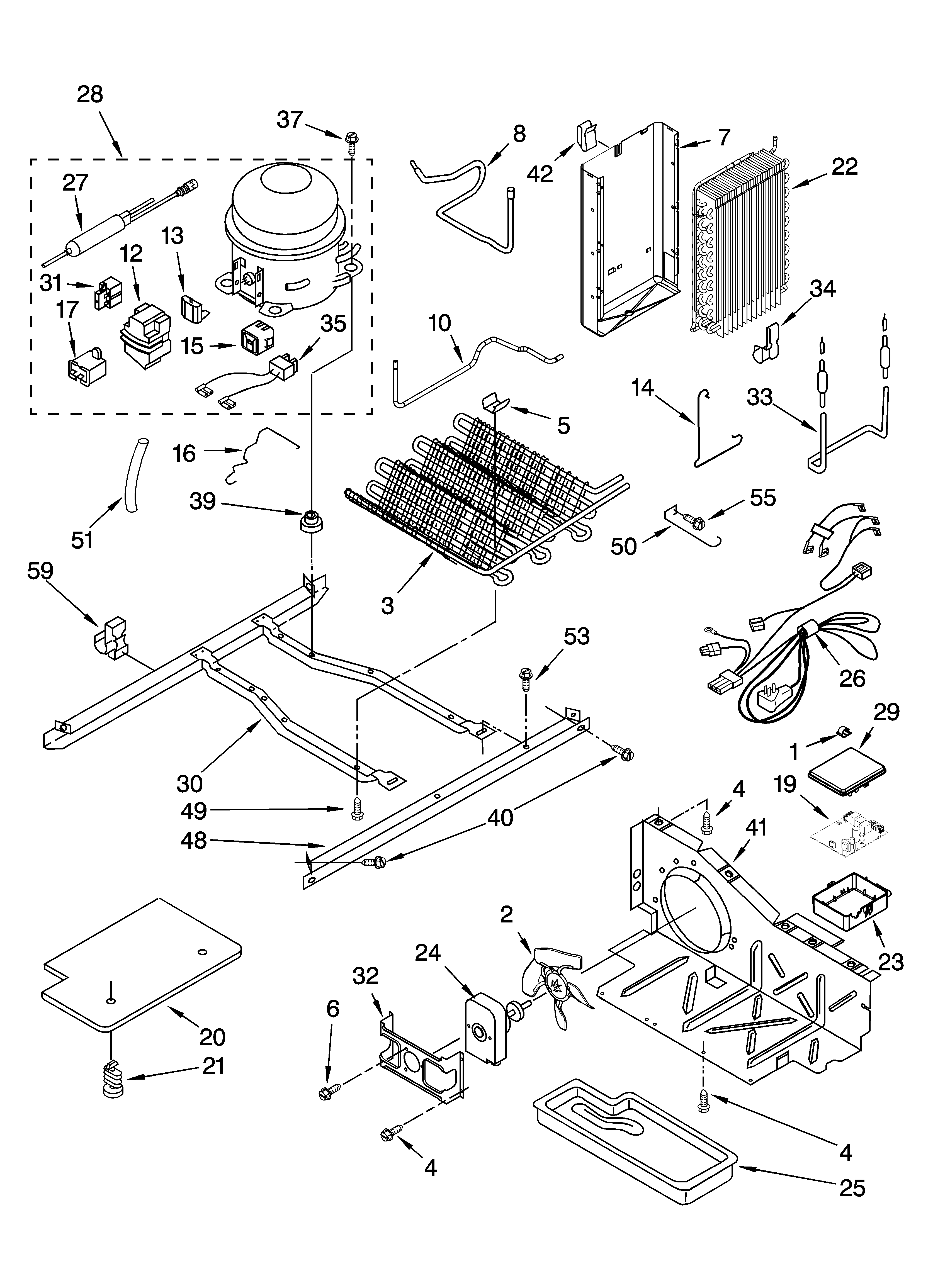 Whirlpool GS2SHKXNQ02 unit parts diagram
