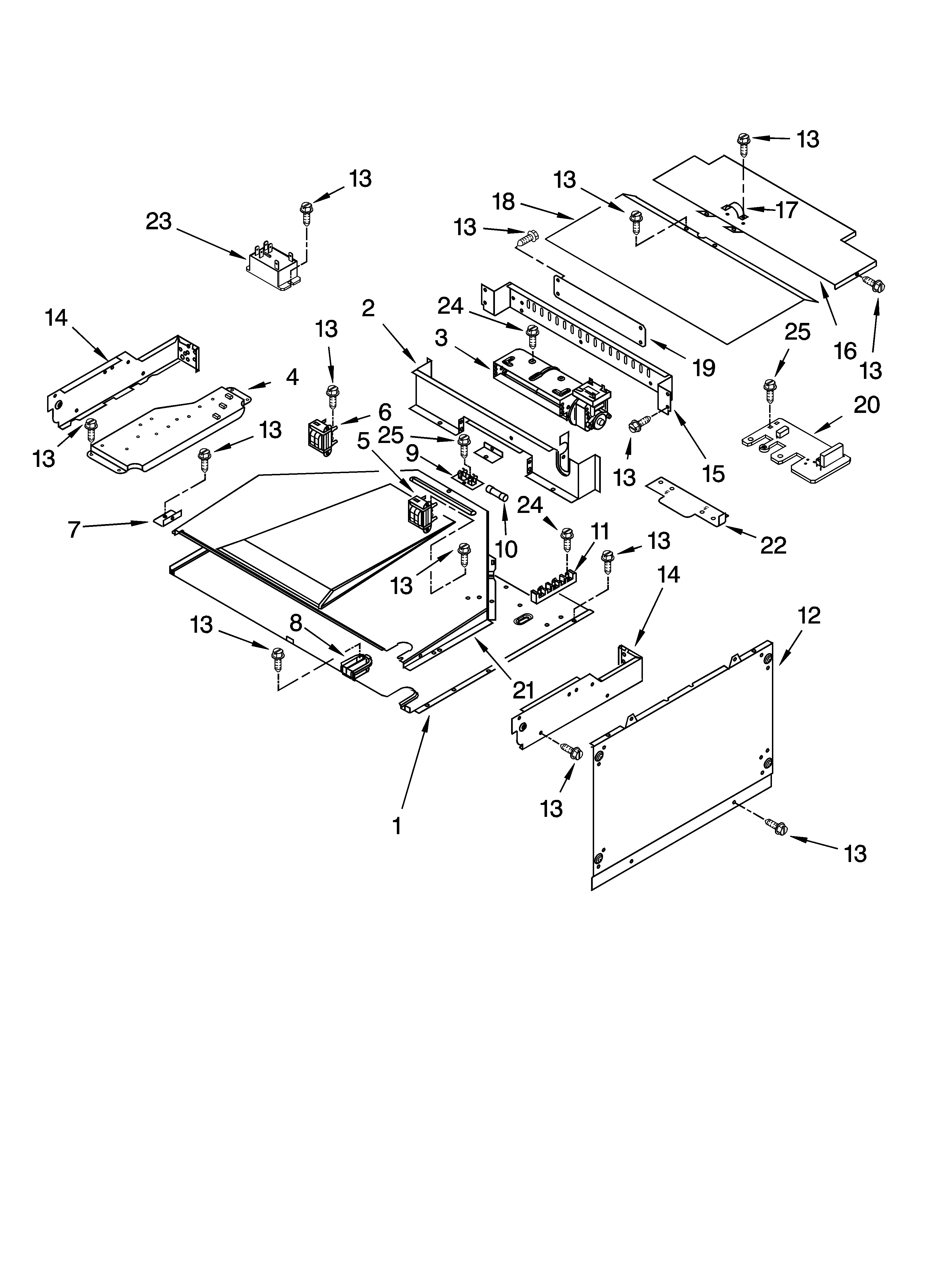 Whirlpool GSC308PRQ01 top venting parts, optional parts diagram