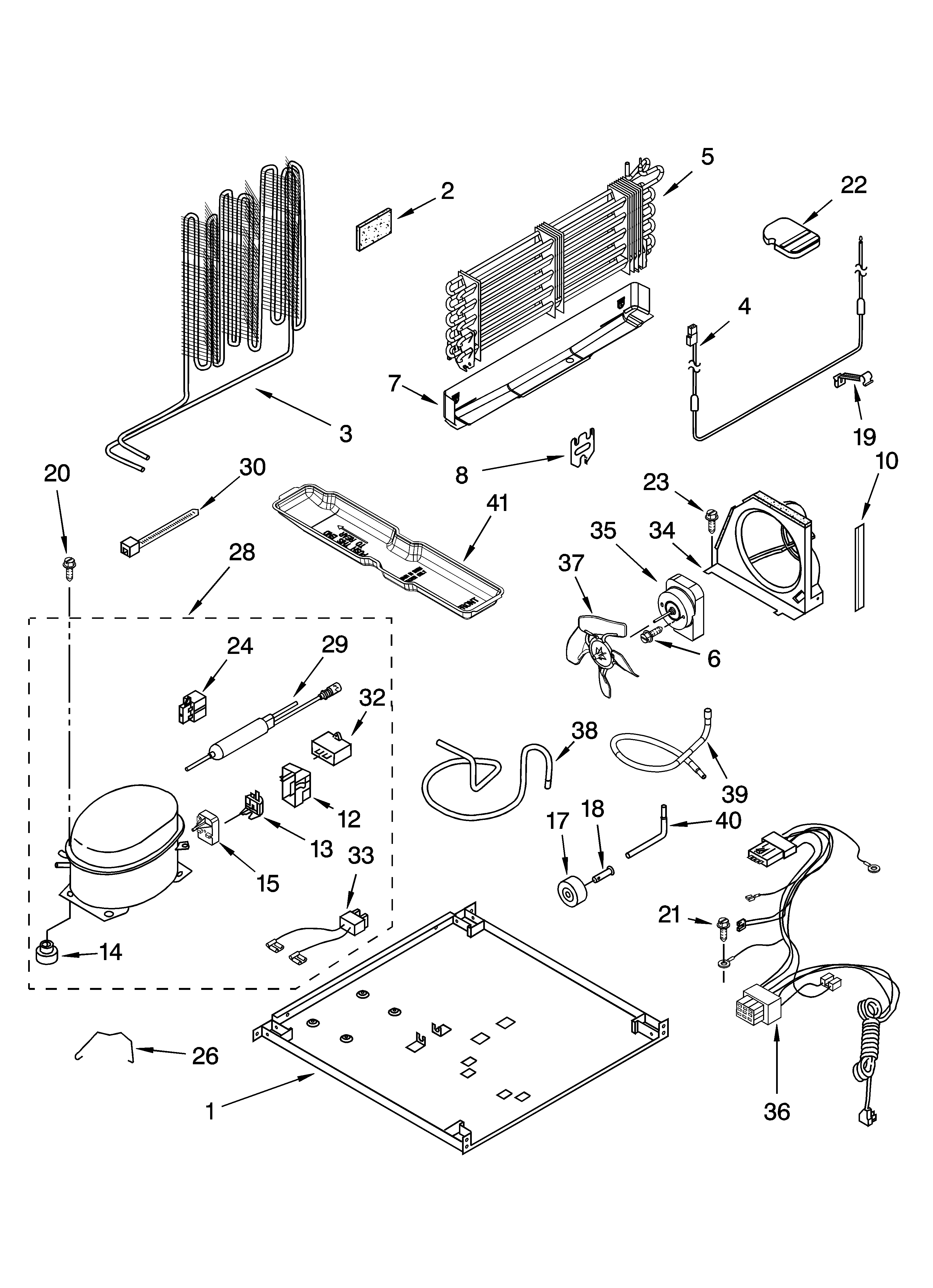 Whirlpool GT2SHKXMS04 unit parts diagram