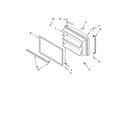 Whirlpool GT2SHKXMS04 freezer door parts, optional parts diagram