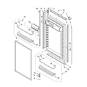 KitchenAid KBRS36FMX02 refrigerator door parts diagram