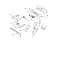 KitchenAid KEBC167MSS01 top venting parts, optional parts diagram
