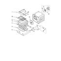 KitchenAid KEBC247KSS05 internal oven parts diagram