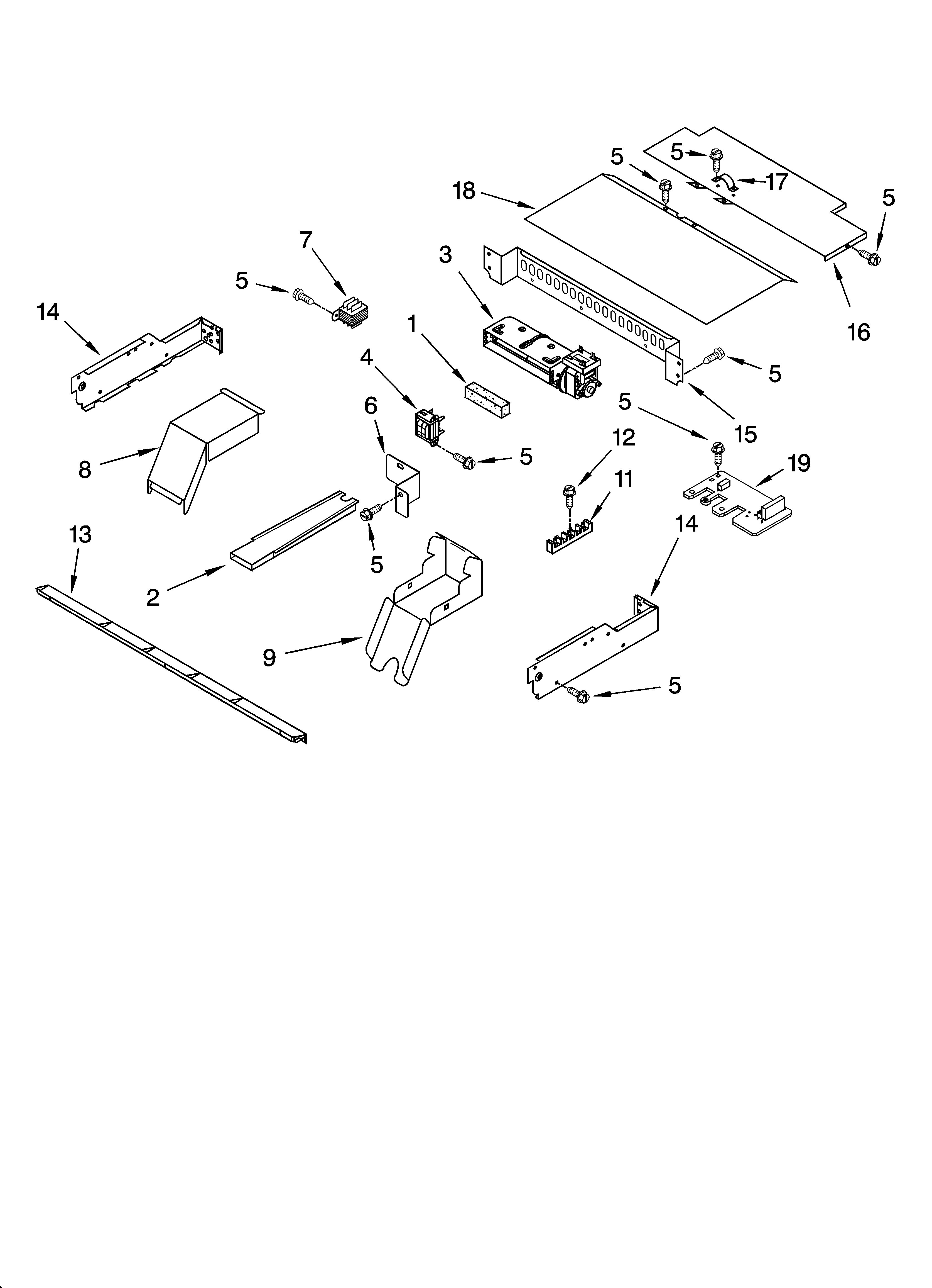 KitchenAid KEBC278KBL04 top venting parts, optional parts diagram