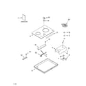 KitchenAid KECC056RBL01 cooktop parts, miscellaneous parts diagram