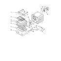 KitchenAid KEHC309JBL08 internal oven parts diagram