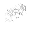 KitchenAid KEHC379JBT08 oven door parts diagram